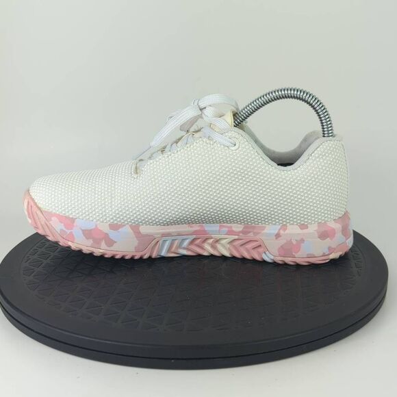 NoBull Impact White/Pink Athletic Training Shoes Women’s Size 6.5 - Picture 9 of 12